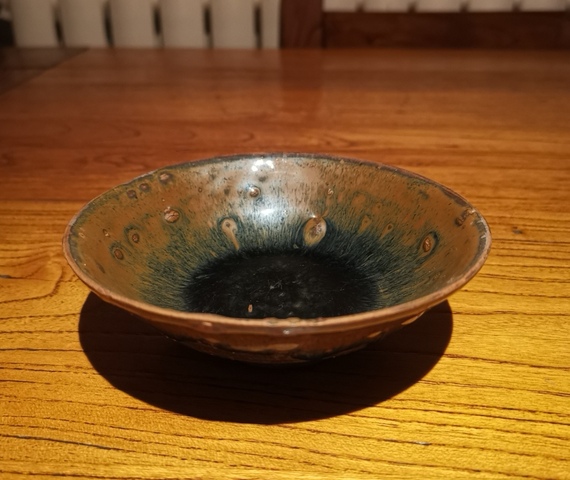 古玩陶瓷元代·黑釉兔毫盞拍賣(mài),當(dāng)前價(jià)格1700元