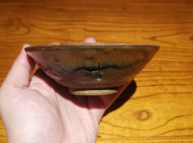 古玩陶瓷元代·黑釉兔毫盞拍賣(mài),當(dāng)前價(jià)格1700元