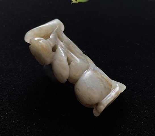 古玩玉器遼金和田玉雕“葫蘆”飾件拍賣,當前價格6800元