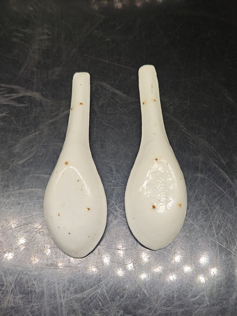 古玩陶瓷蘋果綠釉描金福紋勺拍賣,當前價格1500元