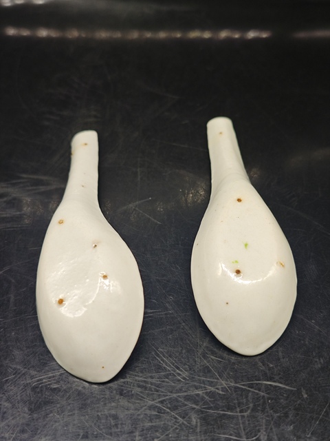 古玩陶瓷蘋果綠釉描金福紋勺拍賣,當前價格1500元