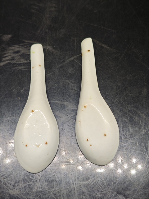 古玩陶瓷蘋果綠釉描金福紋勺拍賣,當前價格1500元