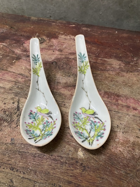 古玩陶瓷晚清光緒淺絳彩調(diào)羹拍賣，當(dāng)前價(jià)格550元