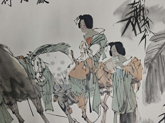 古玩字畫王闊海人物拍賣，當(dāng)前價格9600元