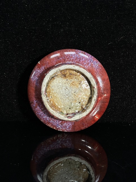 古玩陶瓷清雍正均紅窯變釉水盂拍賣,當前價格5800元