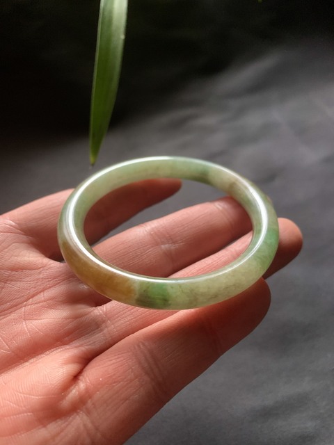 古玩玉器清代天然翡翠手鐲拍賣，當前價格13000元