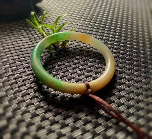 古玩玉器清代天然翡翠手鐲拍賣，當前價格120000元