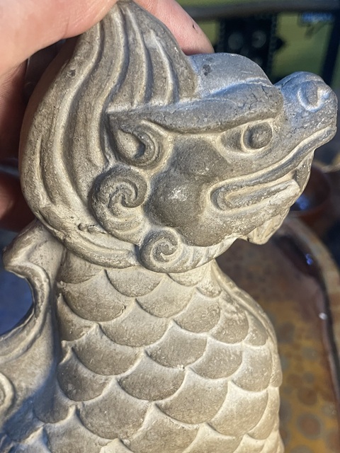 古玩陶瓷磚雕蚩吻拍賣，當前價格2888元
