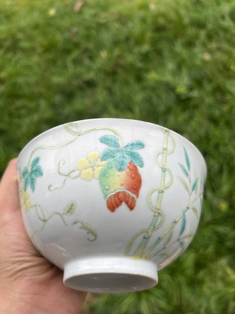 粉彩賴瓜圖碗拍賣，當前價格13888元