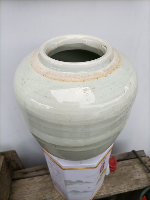古玩陶瓷龍泉窯系青釉罐拍賣，當前價格800元