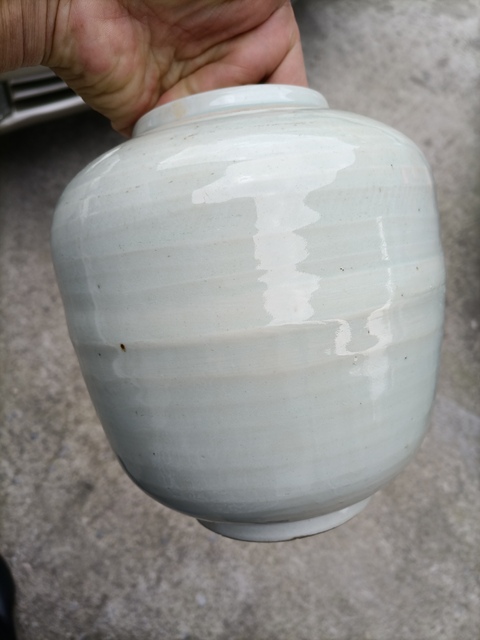 古玩陶瓷龍泉窯系青釉罐拍賣，當前價格800元
