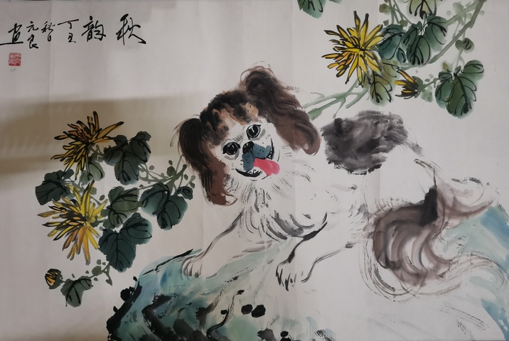 古玩字畫北京美協著名寫意花鳥畫家馬元良秋韻拍賣，當前價格499元