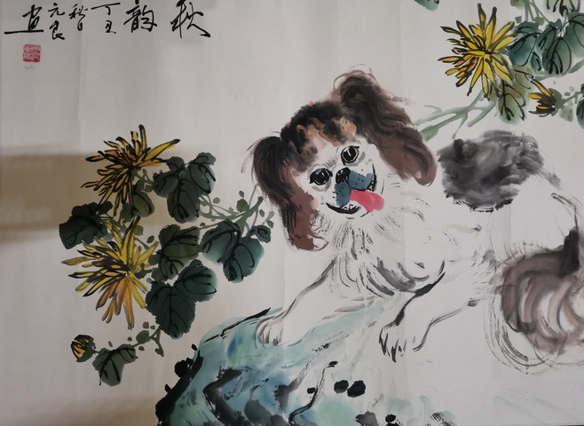 古玩字畫北京美協著名寫意花鳥畫家馬元良秋韻拍賣，當前價格499元