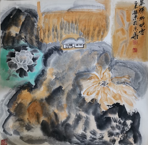 古玩字畫著名冰雪創始人于志學弟子李振東晨輝圖拍賣,當前價格499元