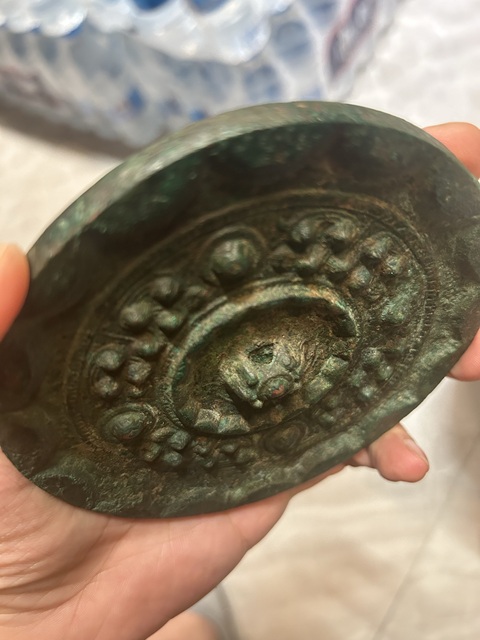 古玩銅器漢代星云鏡真品鑒賞圖