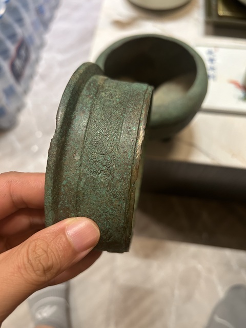 古玩銅器銅鼎真品鑒賞圖