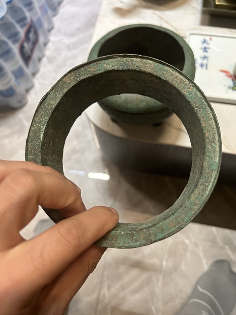 古玩銅器銅鼎真品鑒賞圖