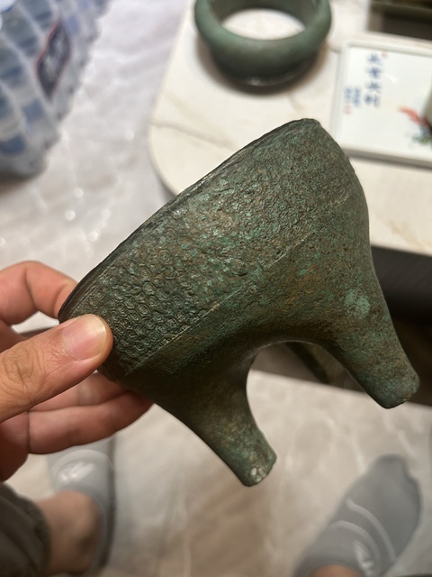 古玩銅器銅鼎真品鑒賞圖