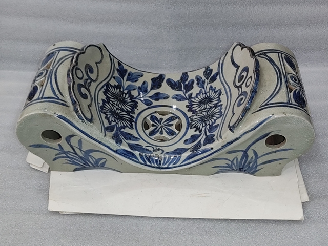 古玩陶瓷青花瓷枕拍賣,當前價格1280元