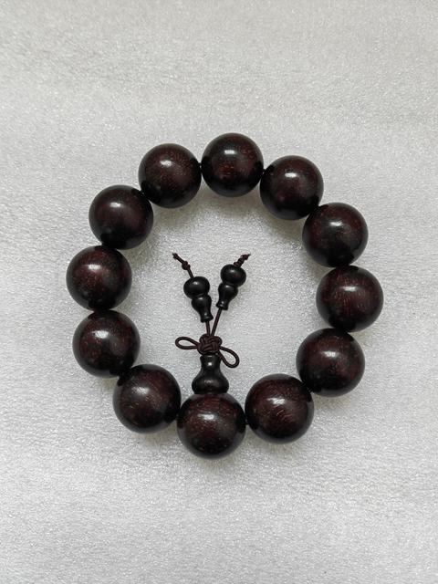 古玩雜項小葉金星紫檀手串拍賣,當前價格298元