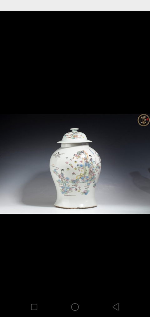 古玩陶瓷天女散花粉彩將軍罐拍賣,當(dāng)前價格8560元