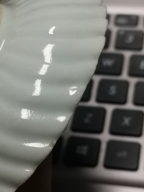 古玩陶瓷德化窯白釉印花盤拍賣，當前價格666元