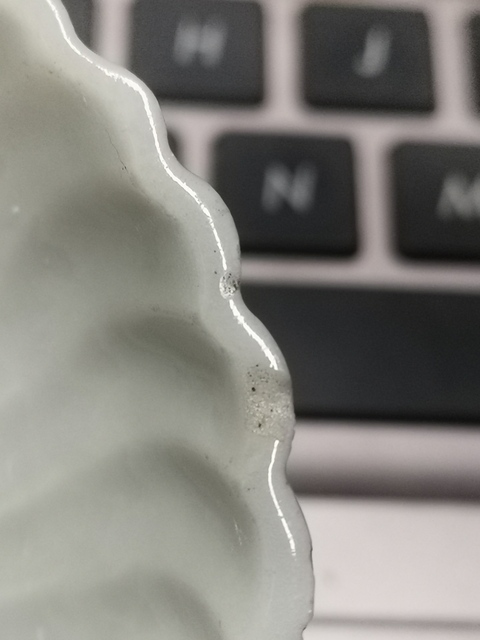 古玩陶瓷德化窯白釉印花盤拍賣，當前價格666元