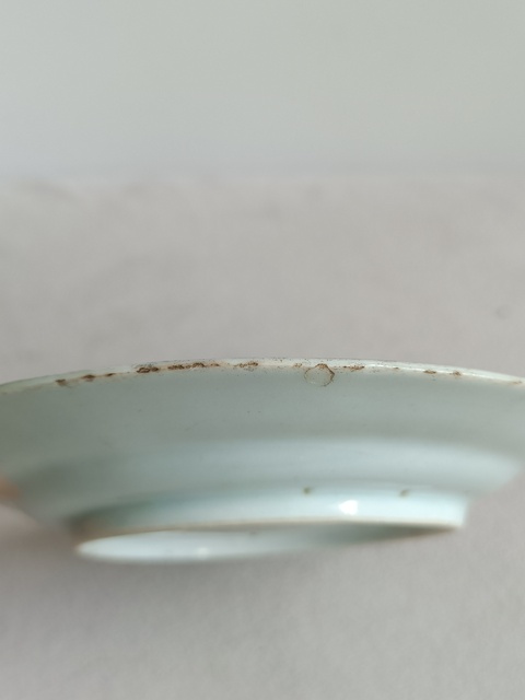 古玩陶瓷青花花卉紋盤拍賣，當前價格688元