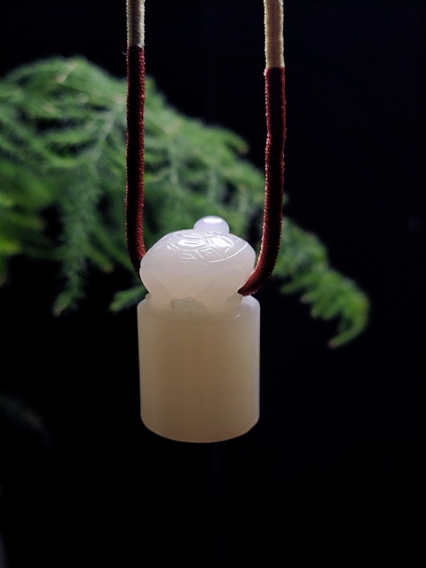 古玩玉器（一口價放漏）和田玉雕“龜鈕印章”拍賣，當前價格2600元