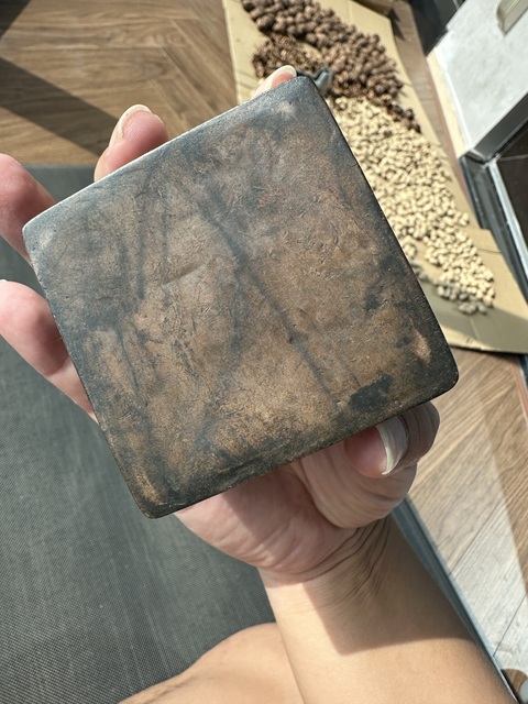 古玩銅器銅墨盒真品鑒賞圖