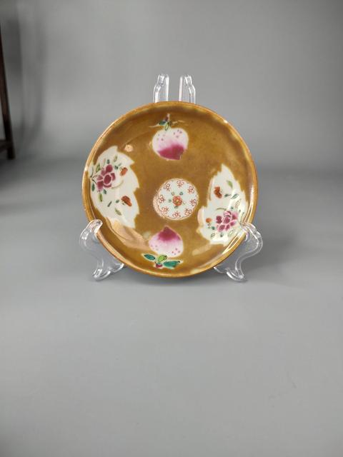 古玩陶瓷清代雍正粉彩小碟拍賣，當前價格580元