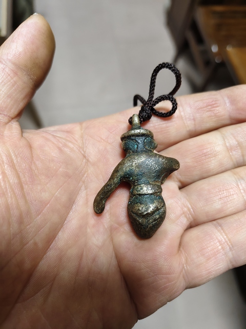 古玩銅器銅胡人真品鑒賞圖