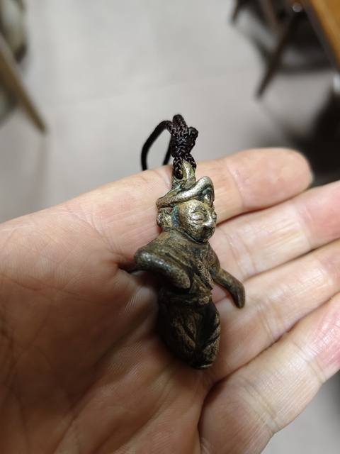 古玩銅器銅胡人真品鑒賞圖