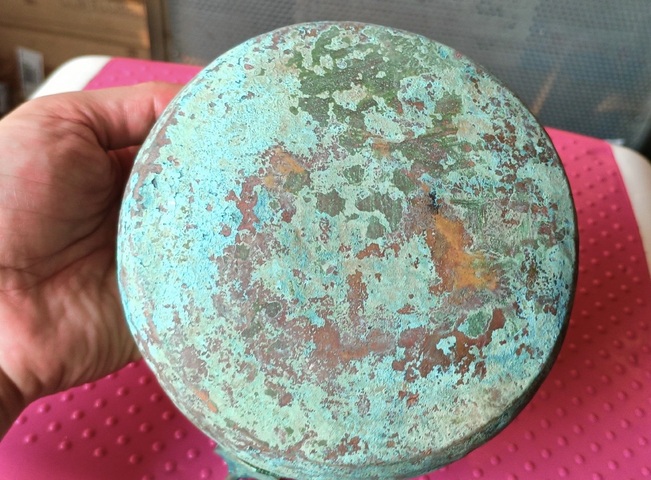 古玩銅器銅吊鍋真品鑒賞圖