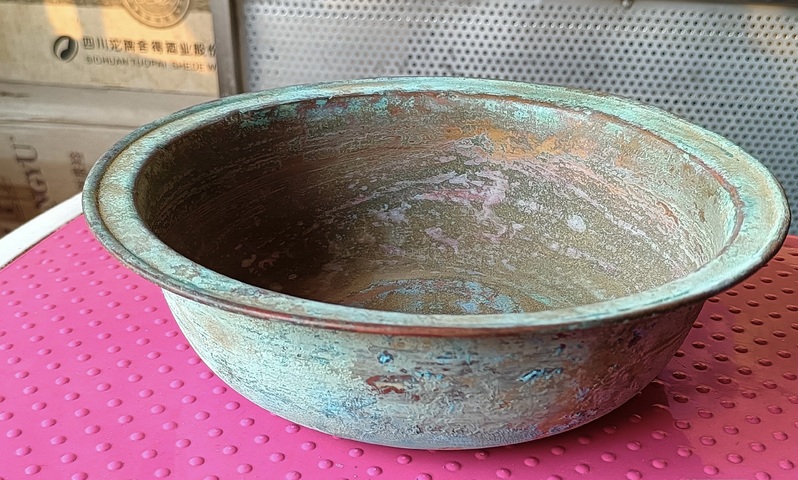 古玩銅器銅吊鍋真品鑒賞圖