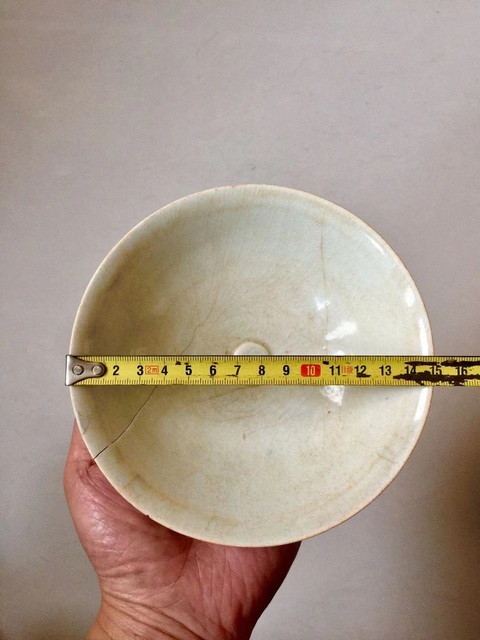 古玩陶瓷湖田窯仰蓮紋茶盞拍賣,當前價格2688元