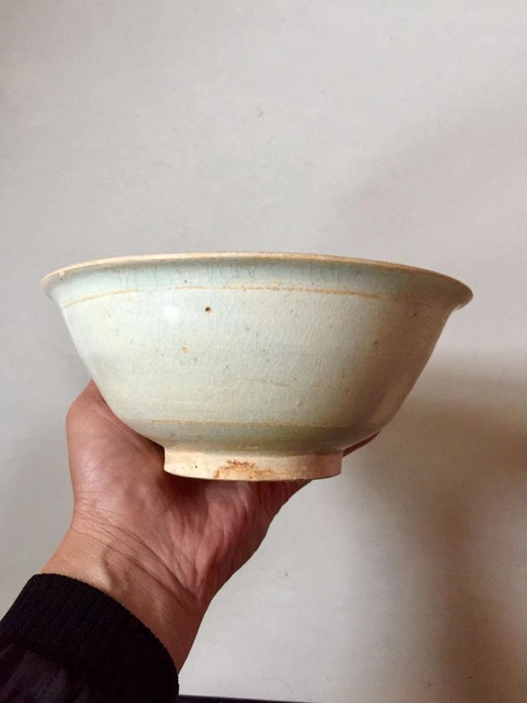 古玩陶瓷青白釉折沿撇口碗拍賣,當前價格4800元