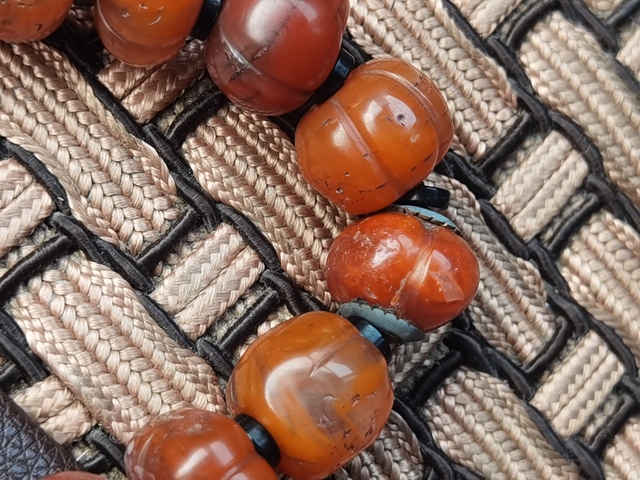 古玩玉器老南紅瓜棱珠手串拍賣(mài),當(dāng)前價(jià)格13800元