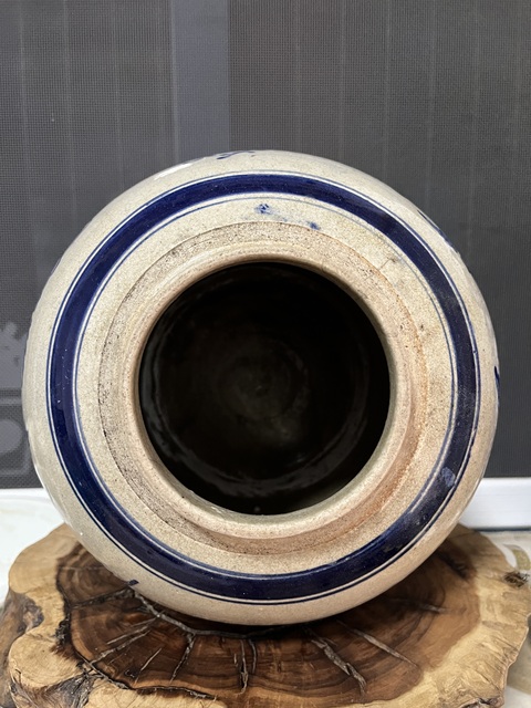 古玩陶瓷花鳥紋青花罐拍賣,當前價格588元