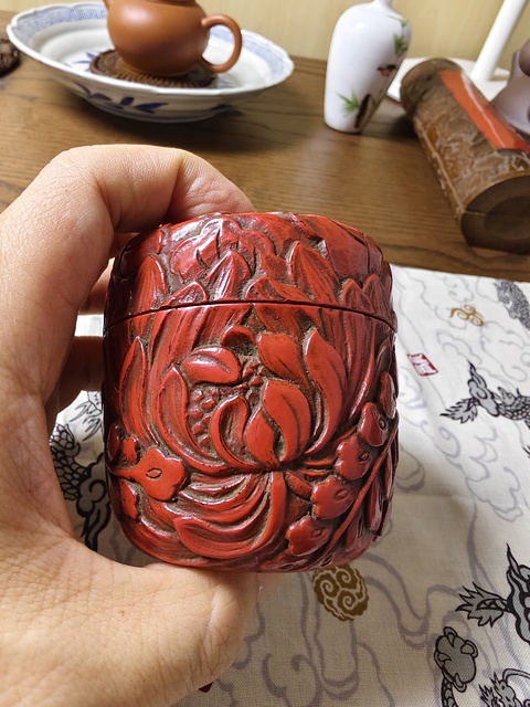 古玩雜項漆盒拍賣,當前價格680元