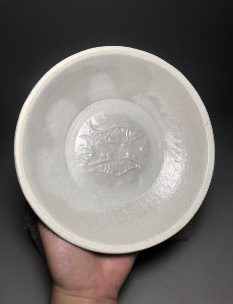 古玩陶瓷（精品細路）青白釉雙魚紋盤（收藏級）拍賣，當前價格2888元