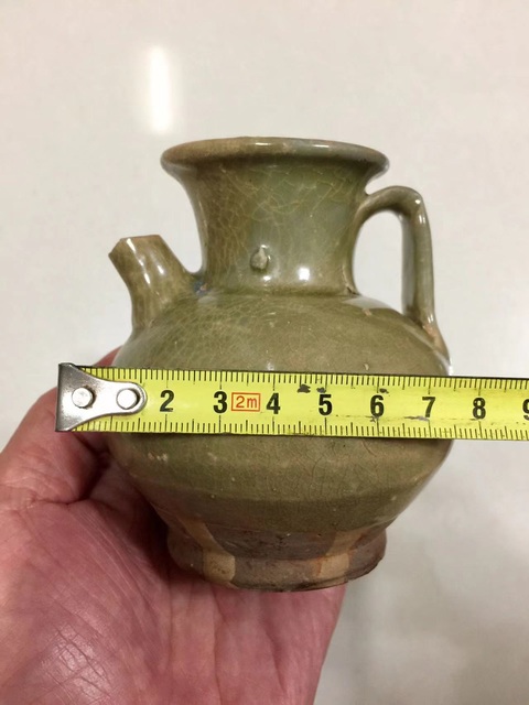 古玩陶瓷宣州窯青釉執(zhí)壺拍賣,當(dāng)前價(jià)格3688元