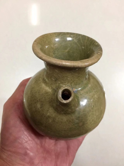 古玩陶瓷宣州窯青釉執(zhí)壺拍賣,當(dāng)前價(jià)格3688元
