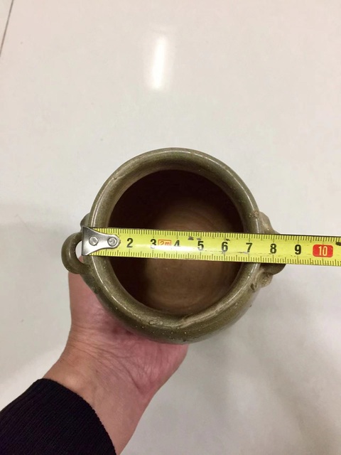 古玩陶瓷五代十國(guó)宣州窯雙耳唇口瓶拍賣,當(dāng)前價(jià)格2510元