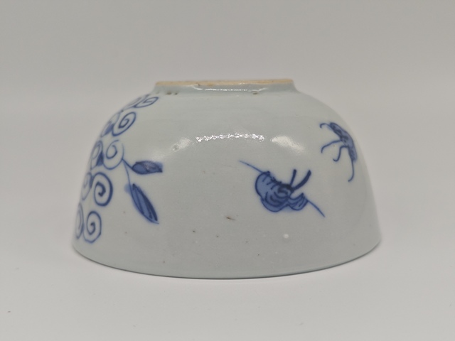 古玩陶瓷青花花卉紋碗拍賣，當前價格1600元