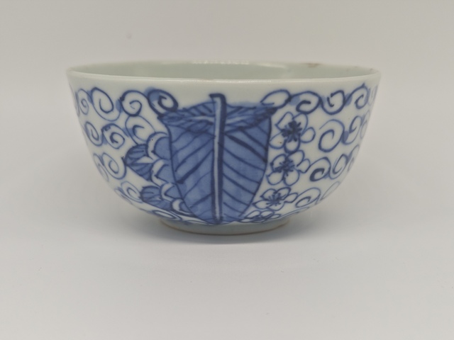 古玩陶瓷青花花卉紋碗拍賣，當前價格1600元