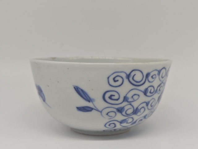 古玩陶瓷青花花卉紋碗拍賣，當前價格1600元