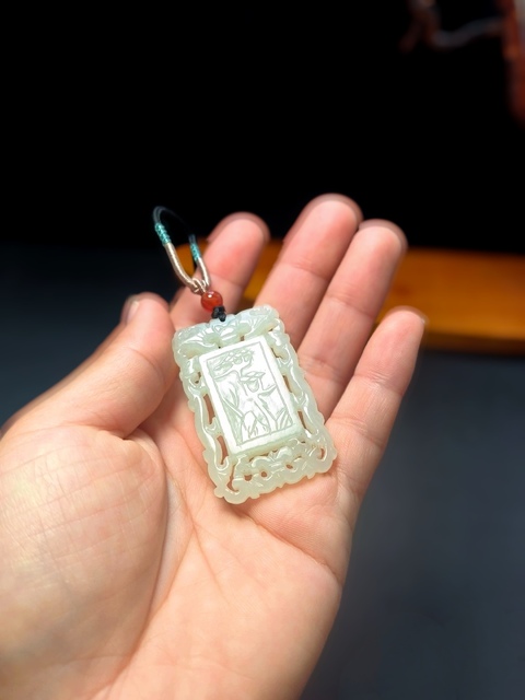 古玩玉器和田玉雕“喜字佩”拍賣，當前價格2800元