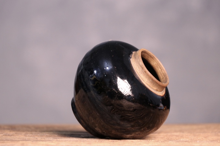 古玩陶瓷清早期·黑釉罐拍賣，當前價格2600元