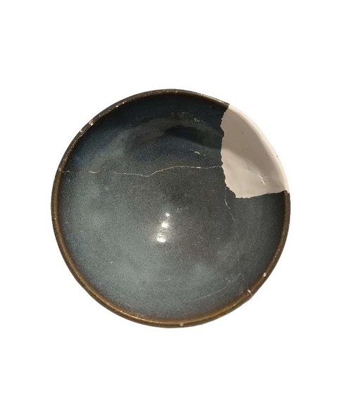古玩陶瓷鈞窯天藍釉大碗拍賣,當前價格3200元